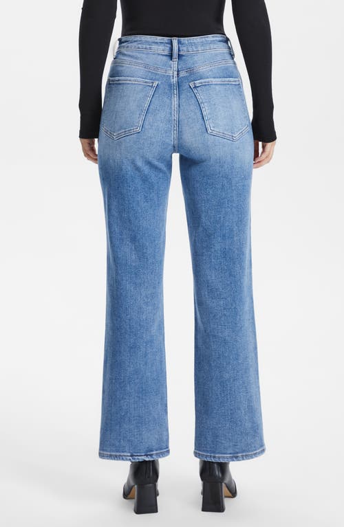 Bayeas Kristy High Waist Step Hem Ankle Straight Leg Jeans