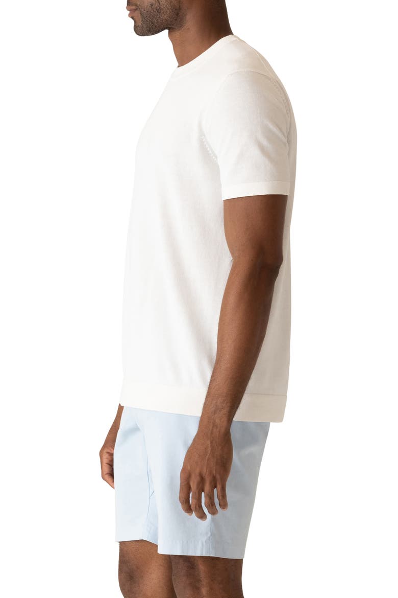 Modern Knit Crewneck T-Shirt, Alternate, color, WHITE
