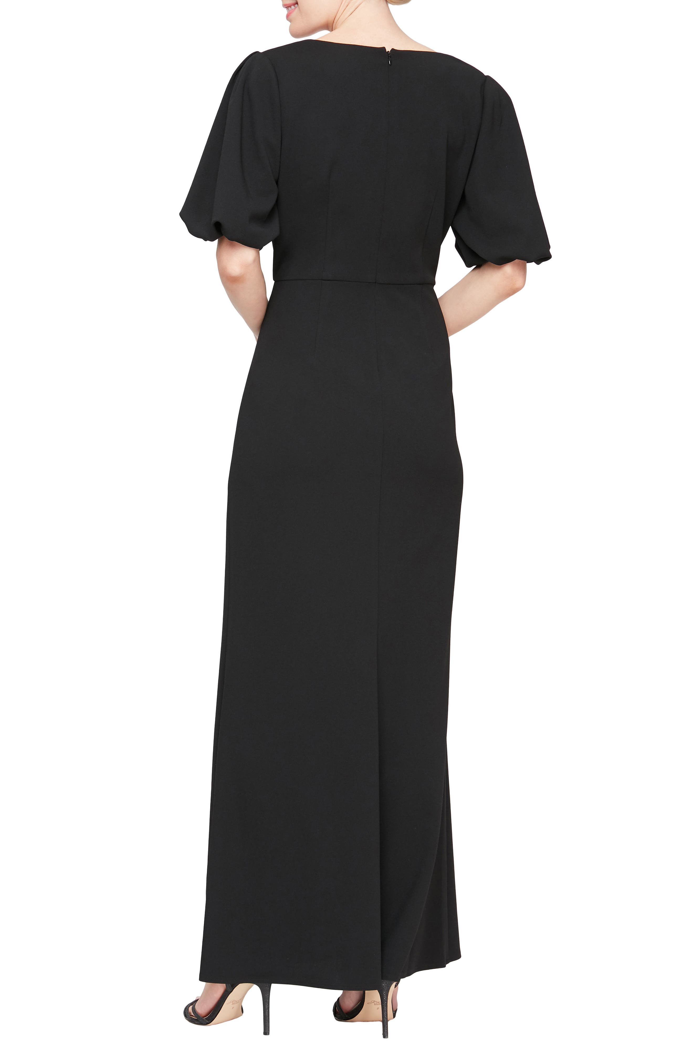 Square Neck Column Gown - image 2