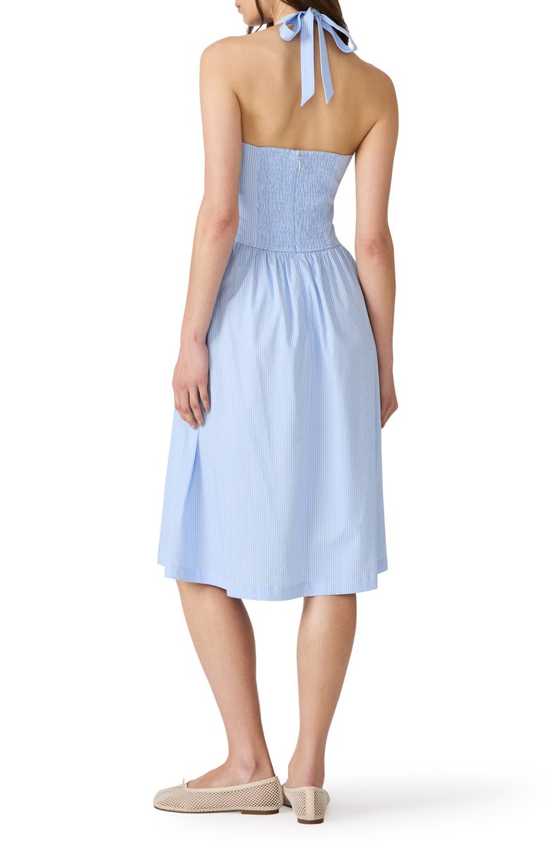 Steve Madden Leigh Anne Halter Dress, Alternate, color, Stripe Multi