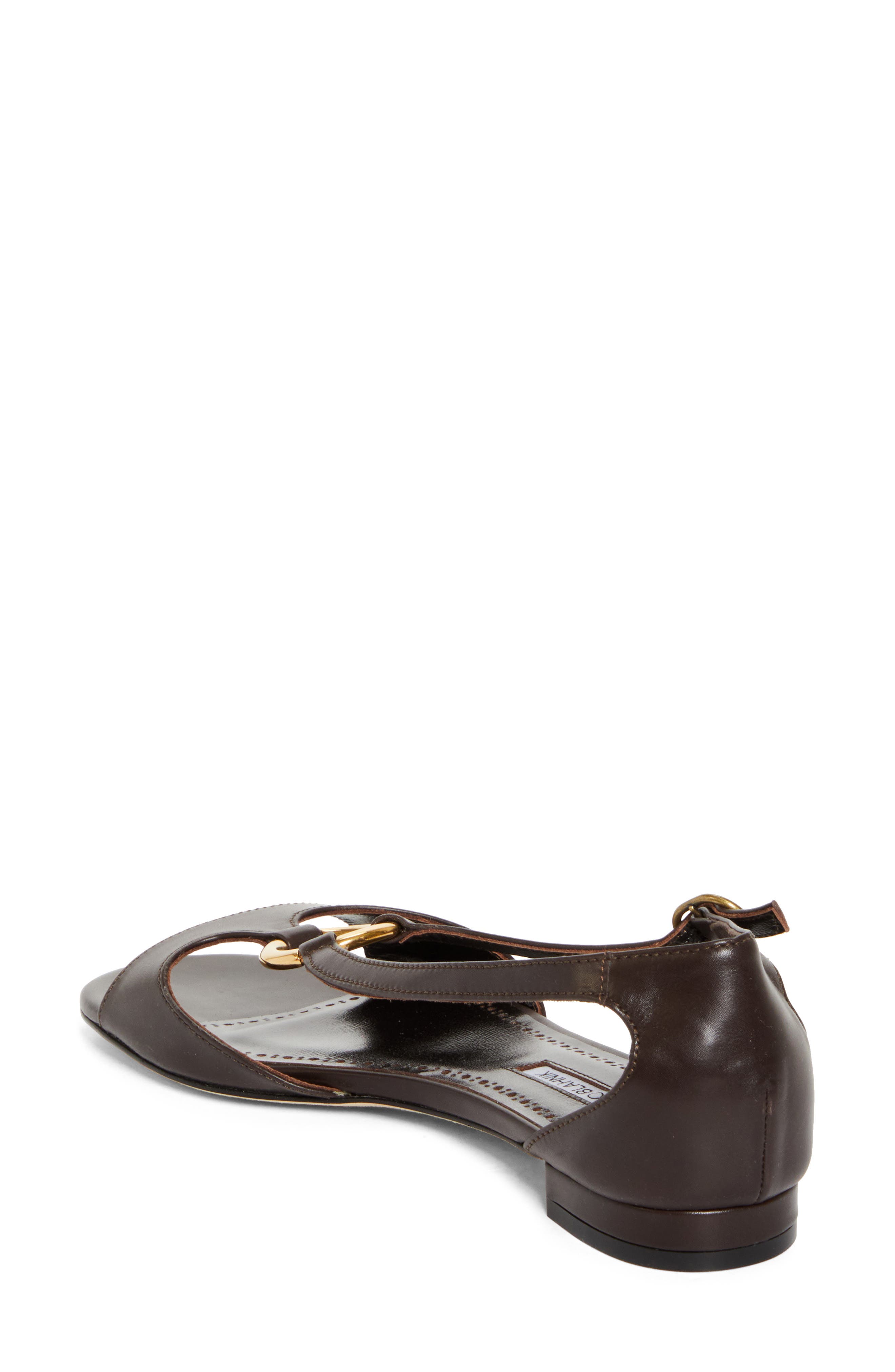 Manolo Blahnik Theodo Flat, Alternate, color, 