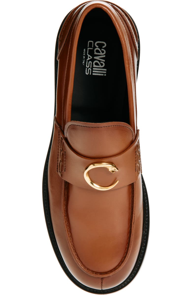Roberto Cavalli Logo Bit Loafer, Alternate, color,