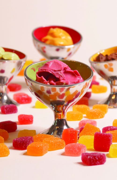 Lunares Ice Cream Cup In Red