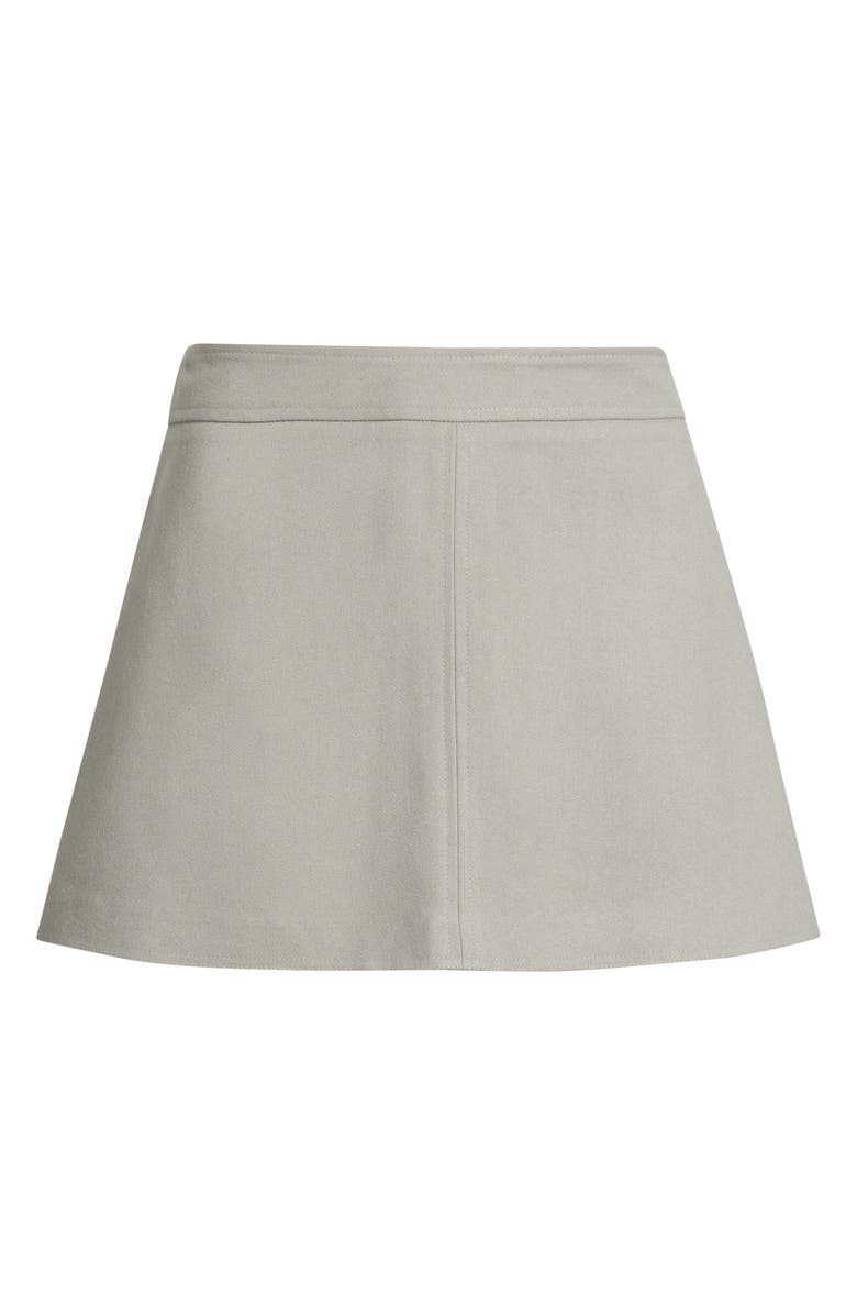ARTLESS FOREVER Kit Structured A-Line Miniskirt, Alternate, color, Dove Grey