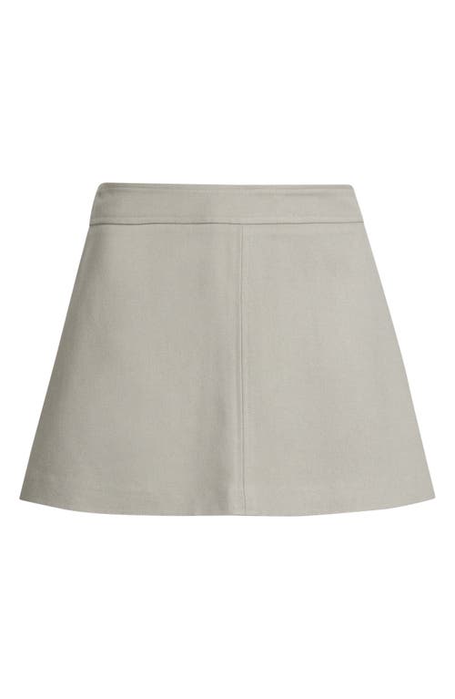 Artless Forever Kit Structured A-line Miniskirt In Gray