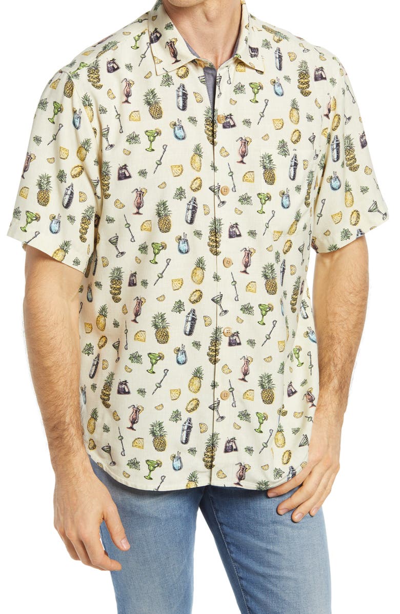 Tommy Bahama Men's Mixer Short Sleeve Button-Up Shirt, Main, color, 