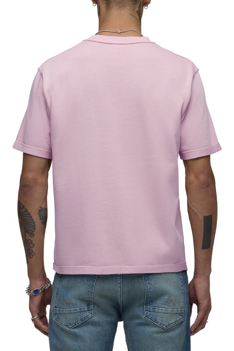 Heavyweight Cotton T-Shirt, Alternate, color, PALE ROSEWOOD