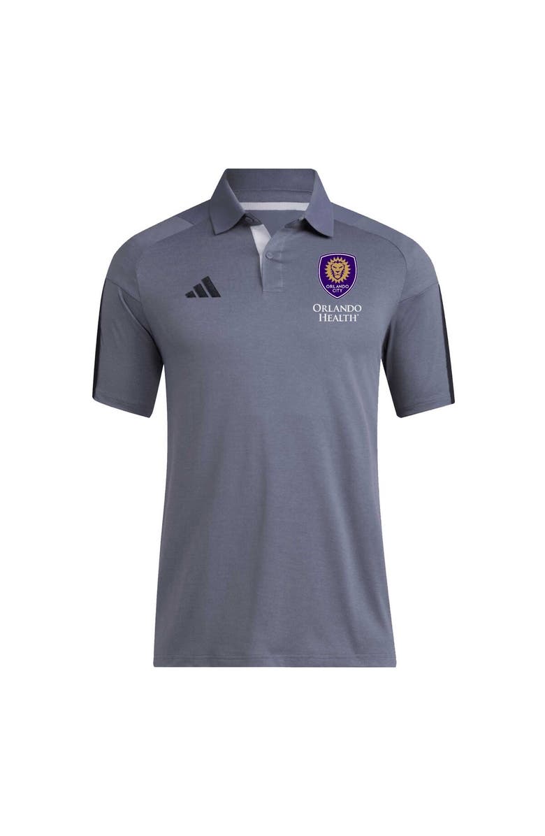 adidas Men's adidas Gray Orlando City SC 2024 Training Polo, Alternate, color, Gray