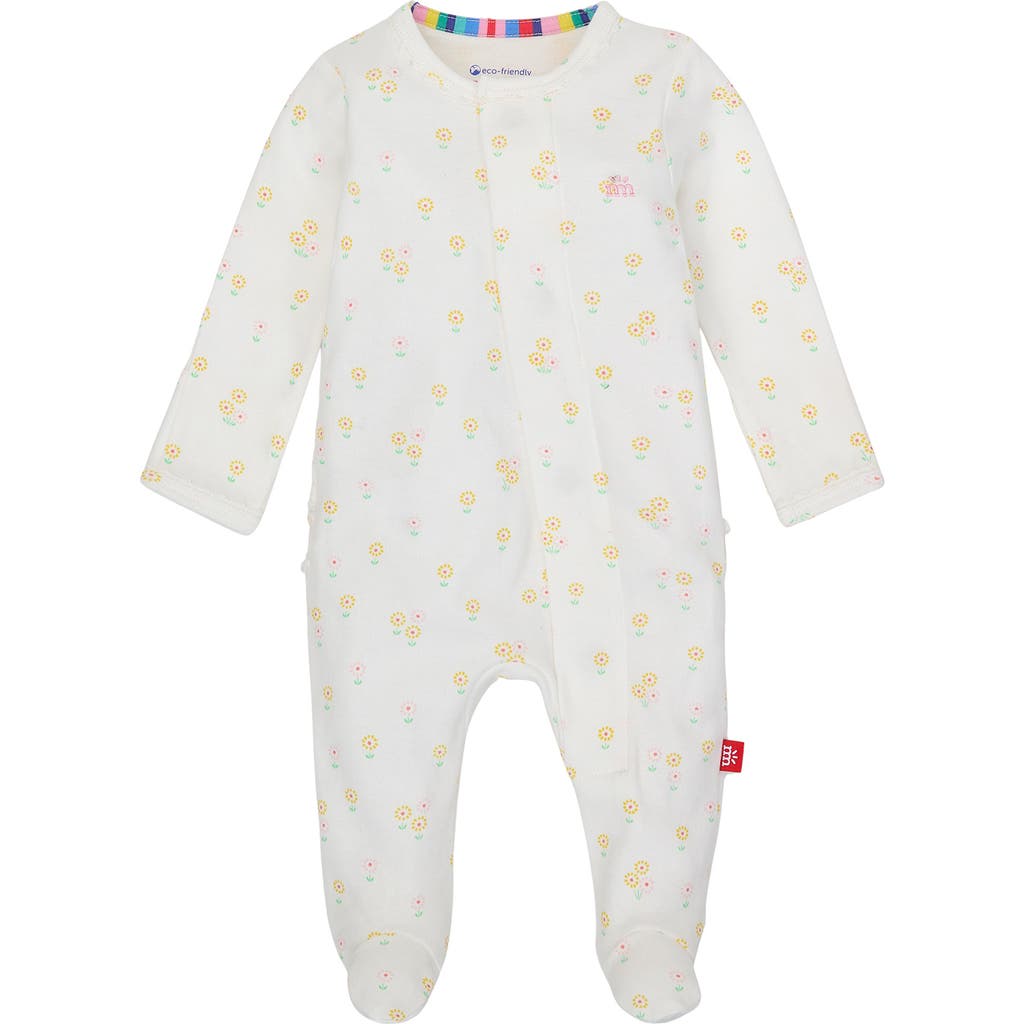 Shop Magnetic Me Evangeline Organic Cotton Footie In White
