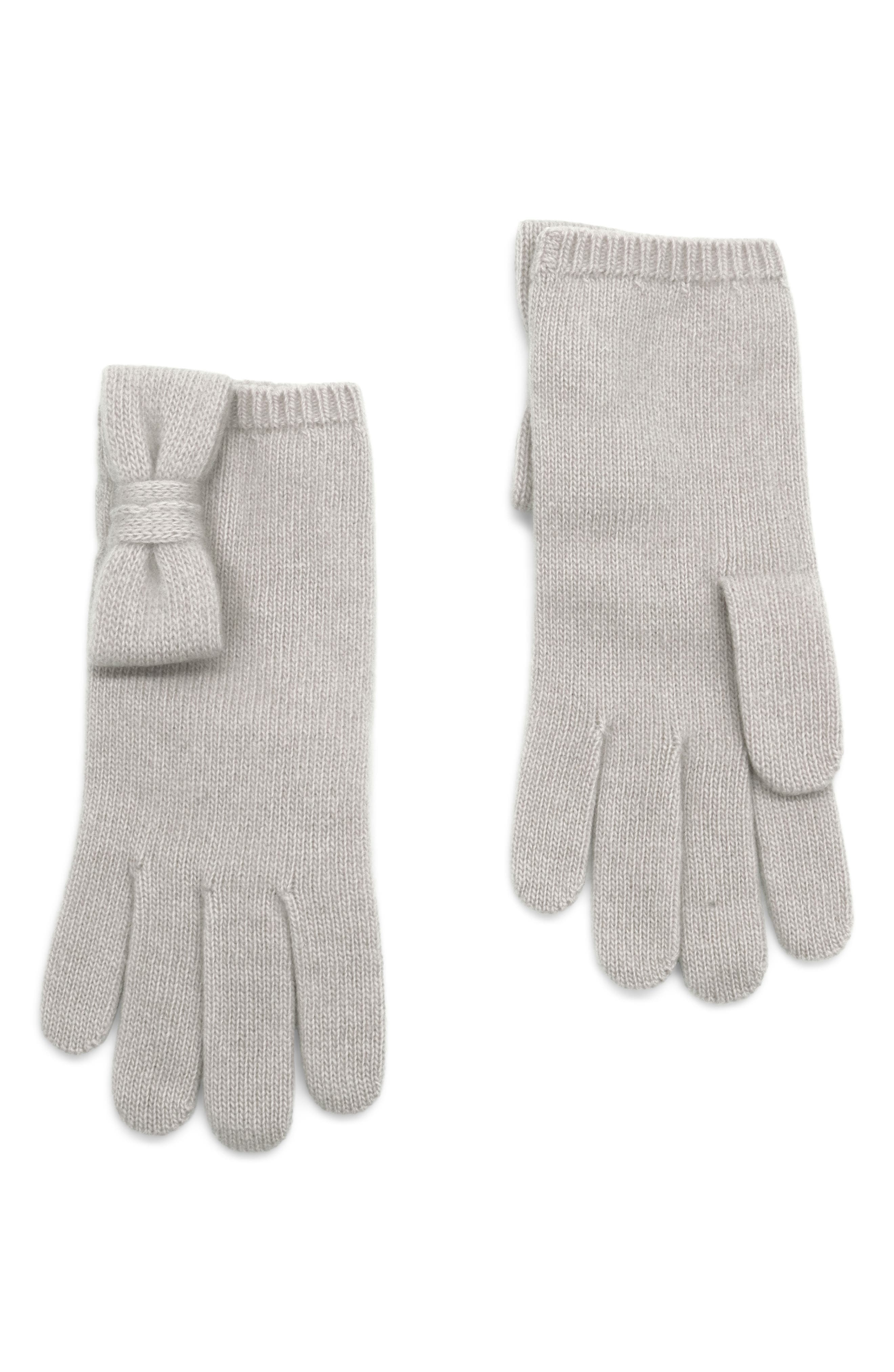 Bow Cashmere Gloves
