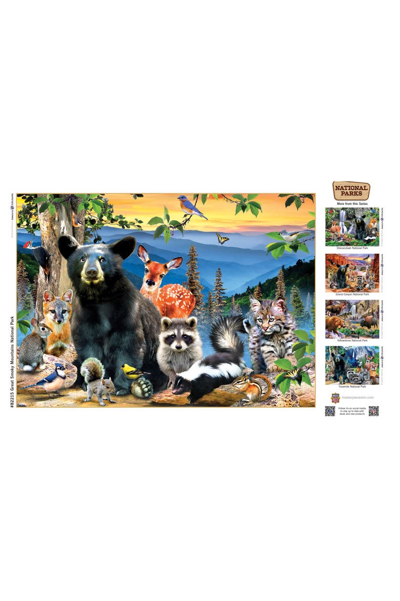 Great Smoky Mountains 500 Piece Puzzle, Alternate, color, Multicolor