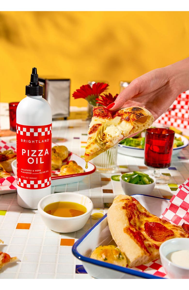 Brightland Jalapeno & Herb Pizza Oil, Alternate, color,
