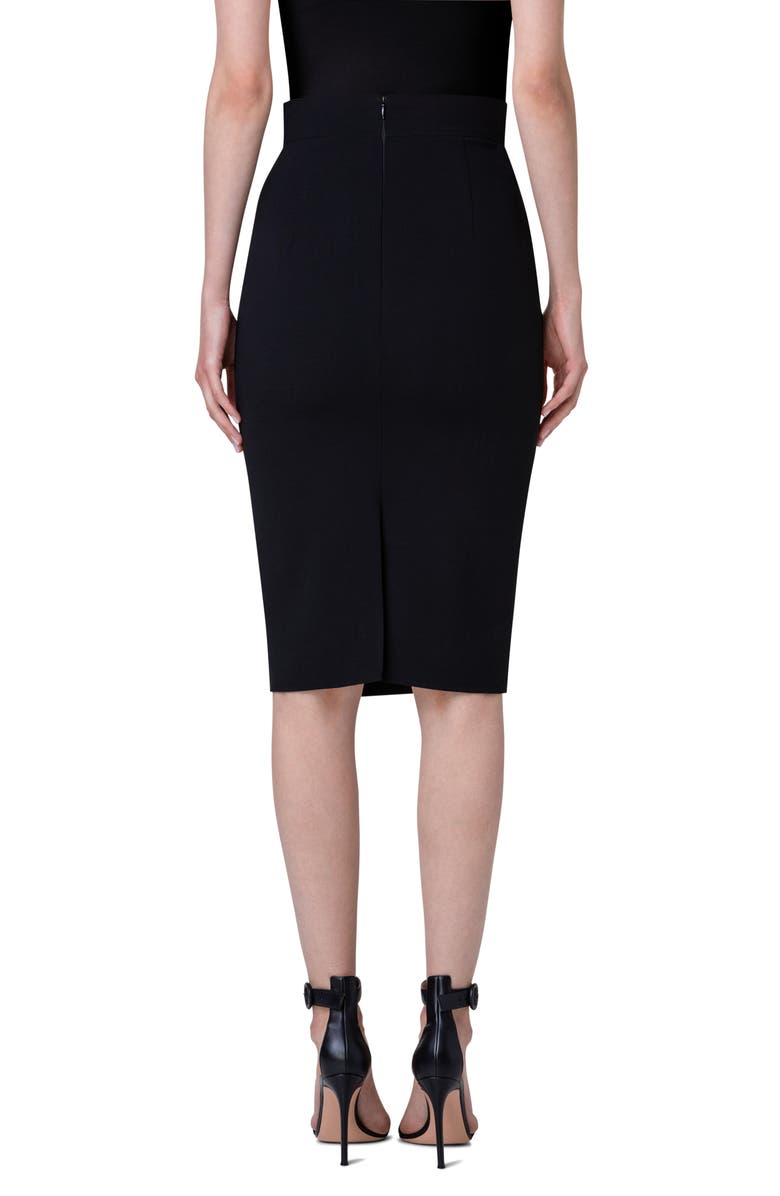 Akris Wool Blend Pencil Skirt, Alternate, color, 