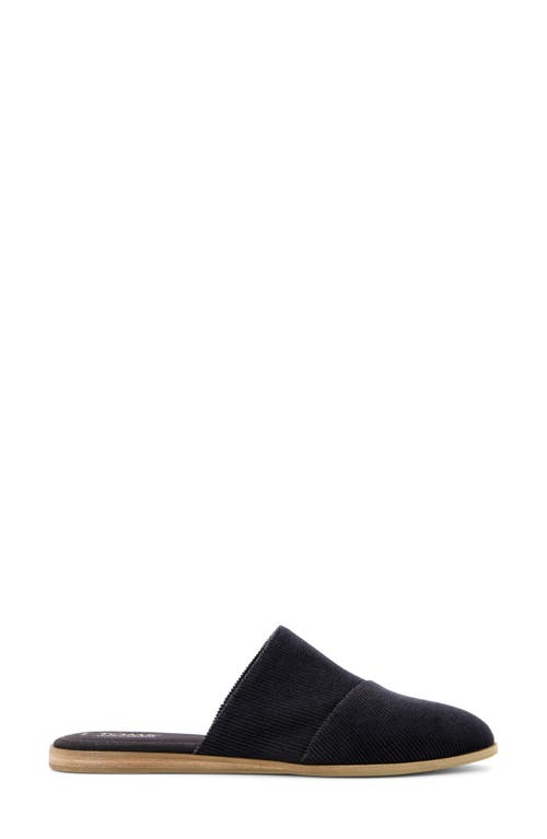 Toms Jade Leather Flat In Blue