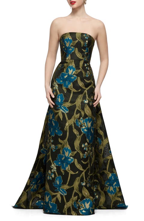 Lee Floral Print Convertible Gown