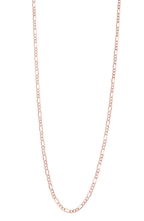 10K Gold Figaro Chain Necklace