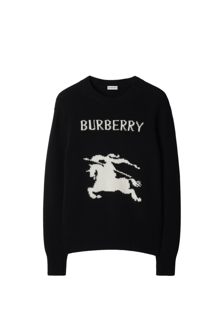 Knight Wool Cashmere Sweater, Alternate, color, Black