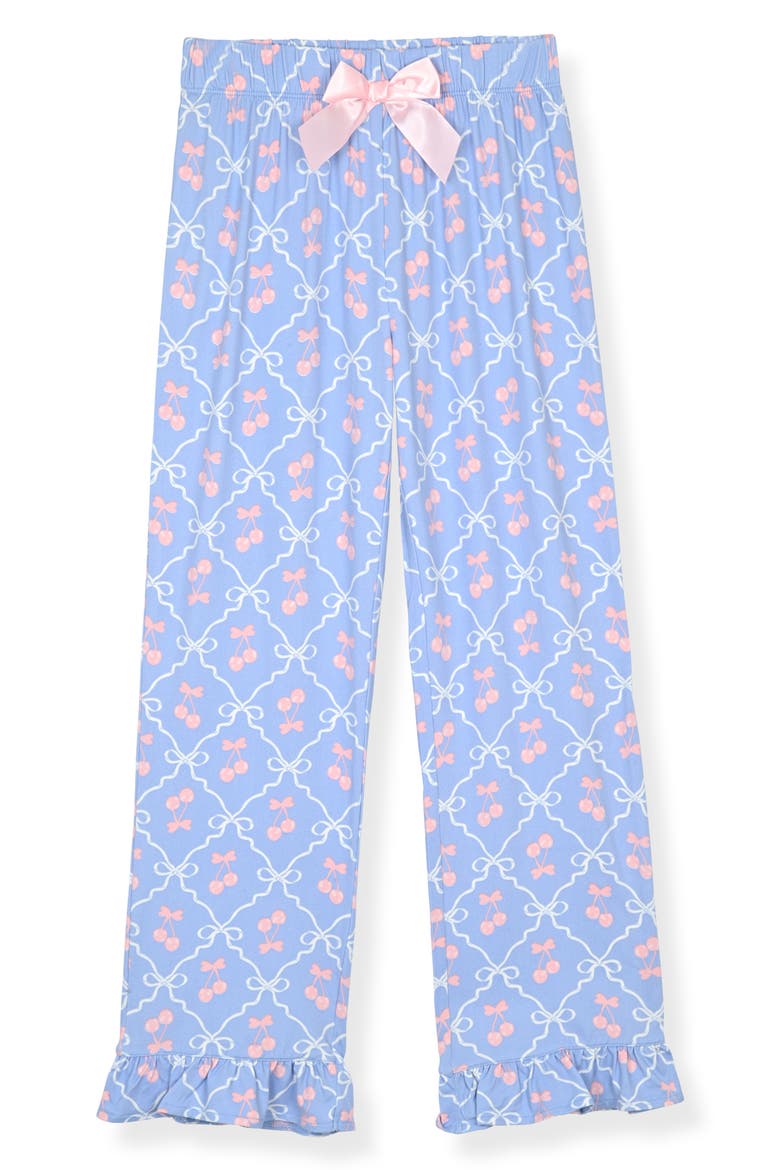 Kids' 3-Piece Pajamas and Eye Mask Set, Alternate, color, BLUE