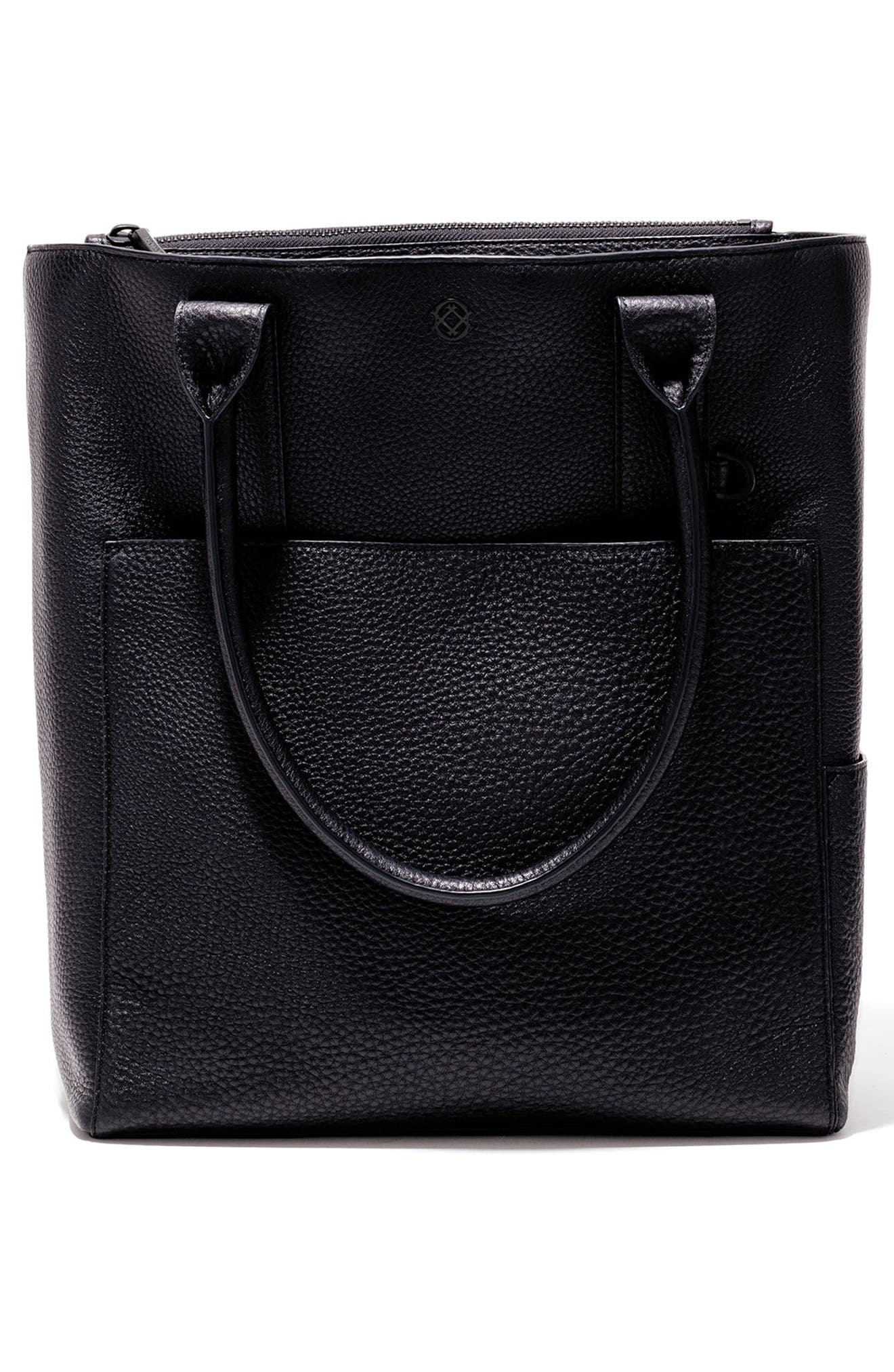Dagne Dover Charlie Leather Tote, Alternate, color, 