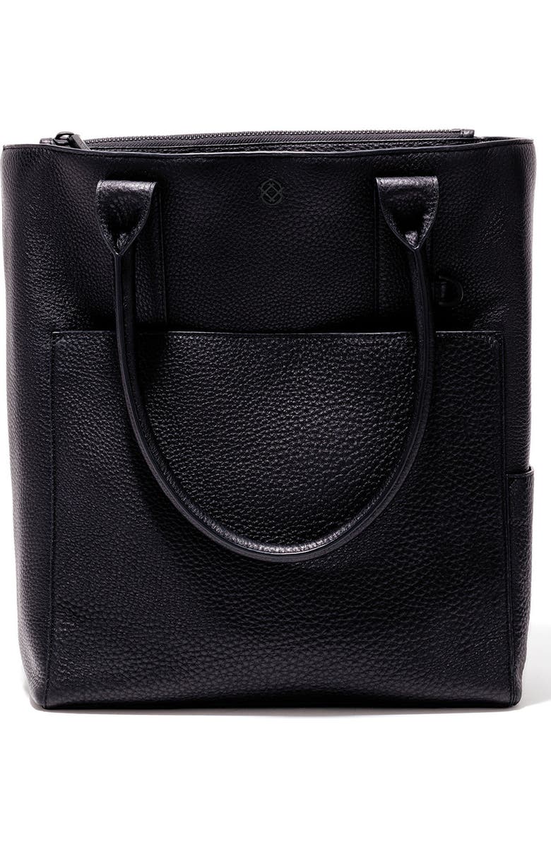 Dagne Dover Charlie Leather Tote, Alternate, color,