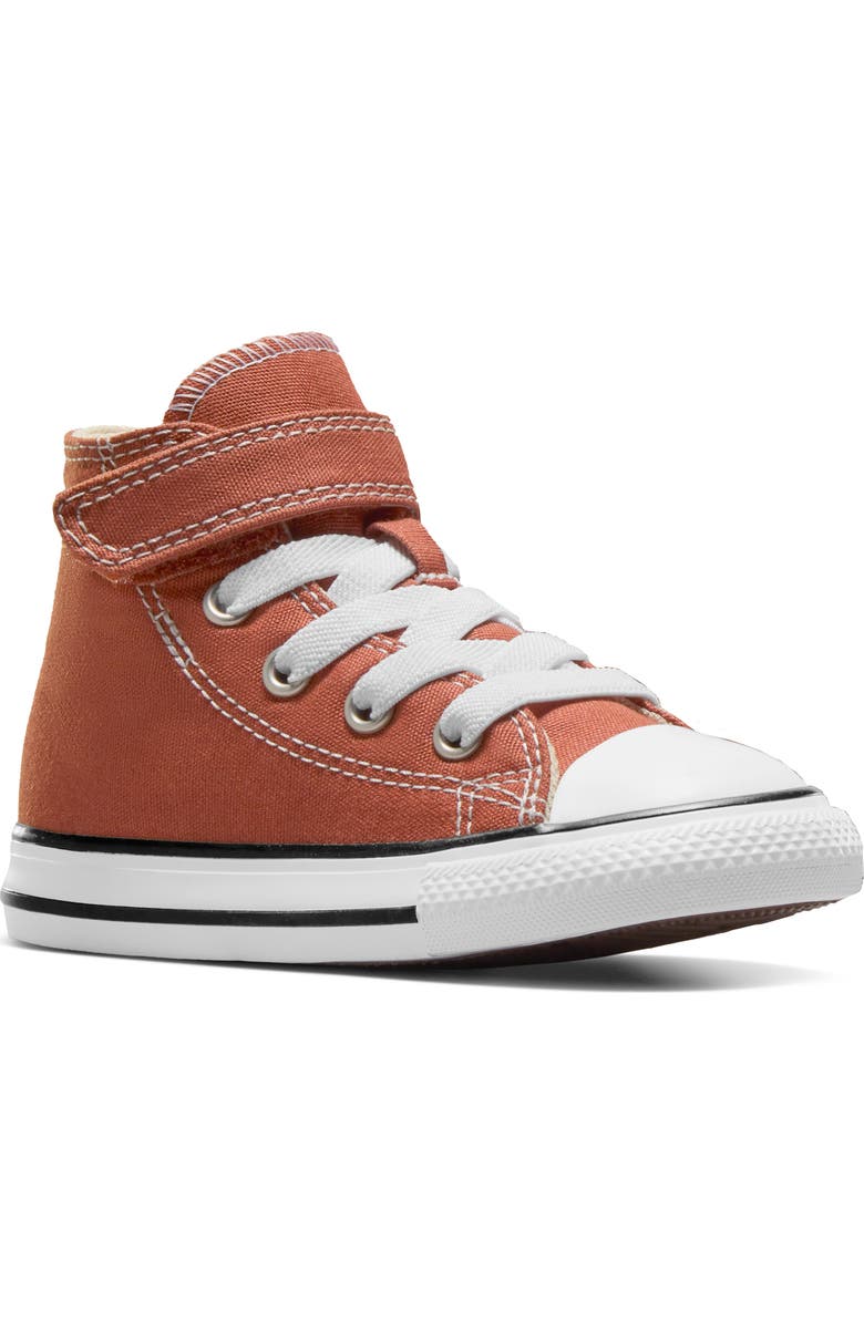 Converse Kids' Chuck Taylor<sup>®</sup> All Star<sup>®</sup> 1V High Top Sneaker, Main, color, In A Nutshell/White/Black