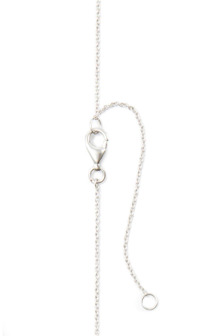 Mika Mini Rectangle Pavé Diamond Pendant Necklace (Nordstrom Exclusive), Alternate, color, WHITE GOLD