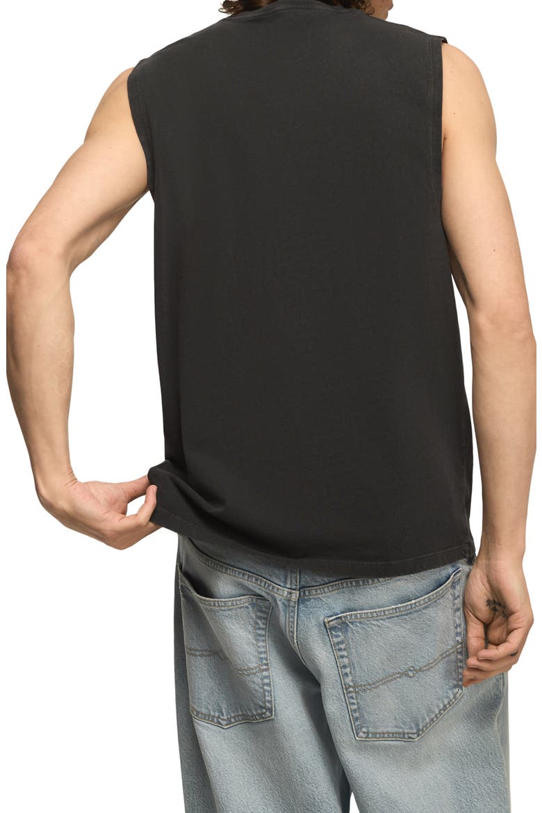 Coca-Cola® Polar Bear Cotton Graphic Muscle Tank, Alternate, color, JET BLACK