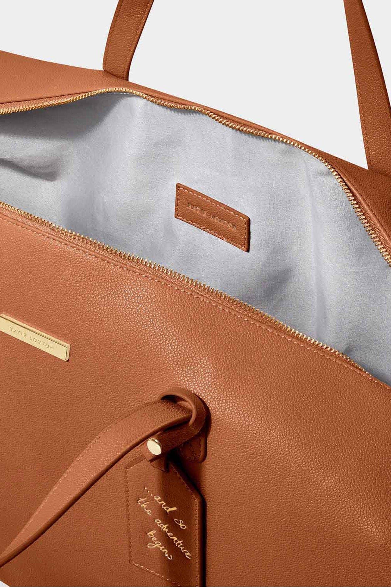 Weekender Carryall Bag, Alternate, color, Cognac