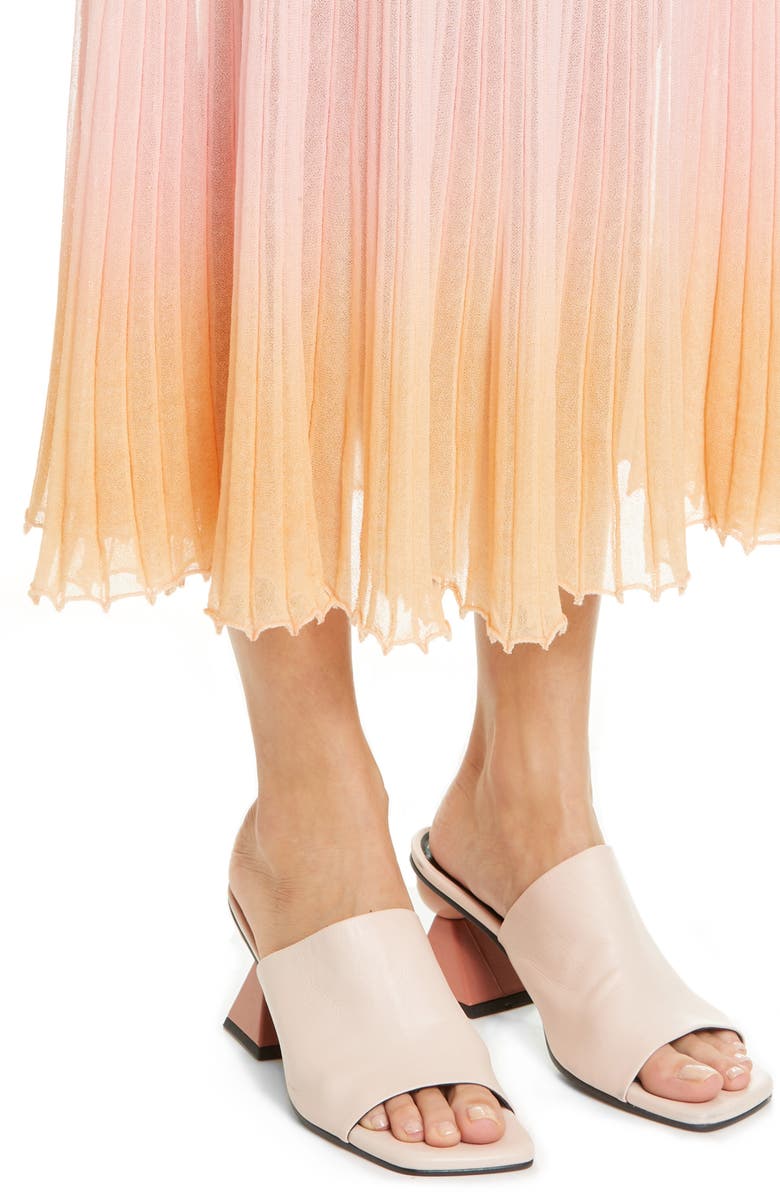 Jacquemus Helado Pleated Ombré Maxi Skirt, Alternate, color, 