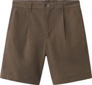 MANGO Pleat Front Bermuda Shorts