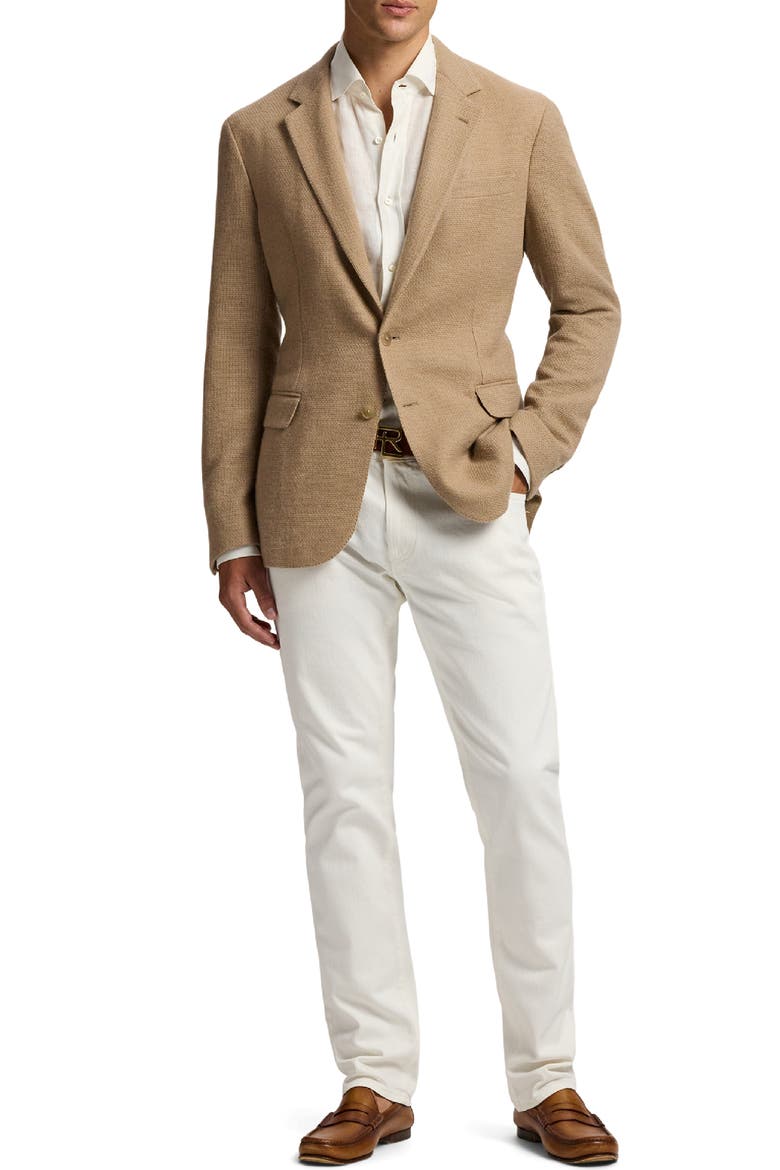 Hadley Hand Tailored Cashmere Sport Coat, Alternate, color, TAUPE MULTI