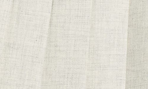 Rabanne Pleated Cotton And Linen-blend Mini Skirt In Mix Grey