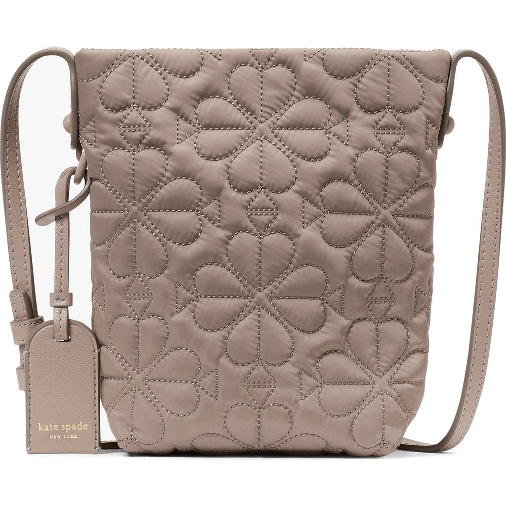 Kate Spade New York Tilly Quilted Crossbody Bag In Gray