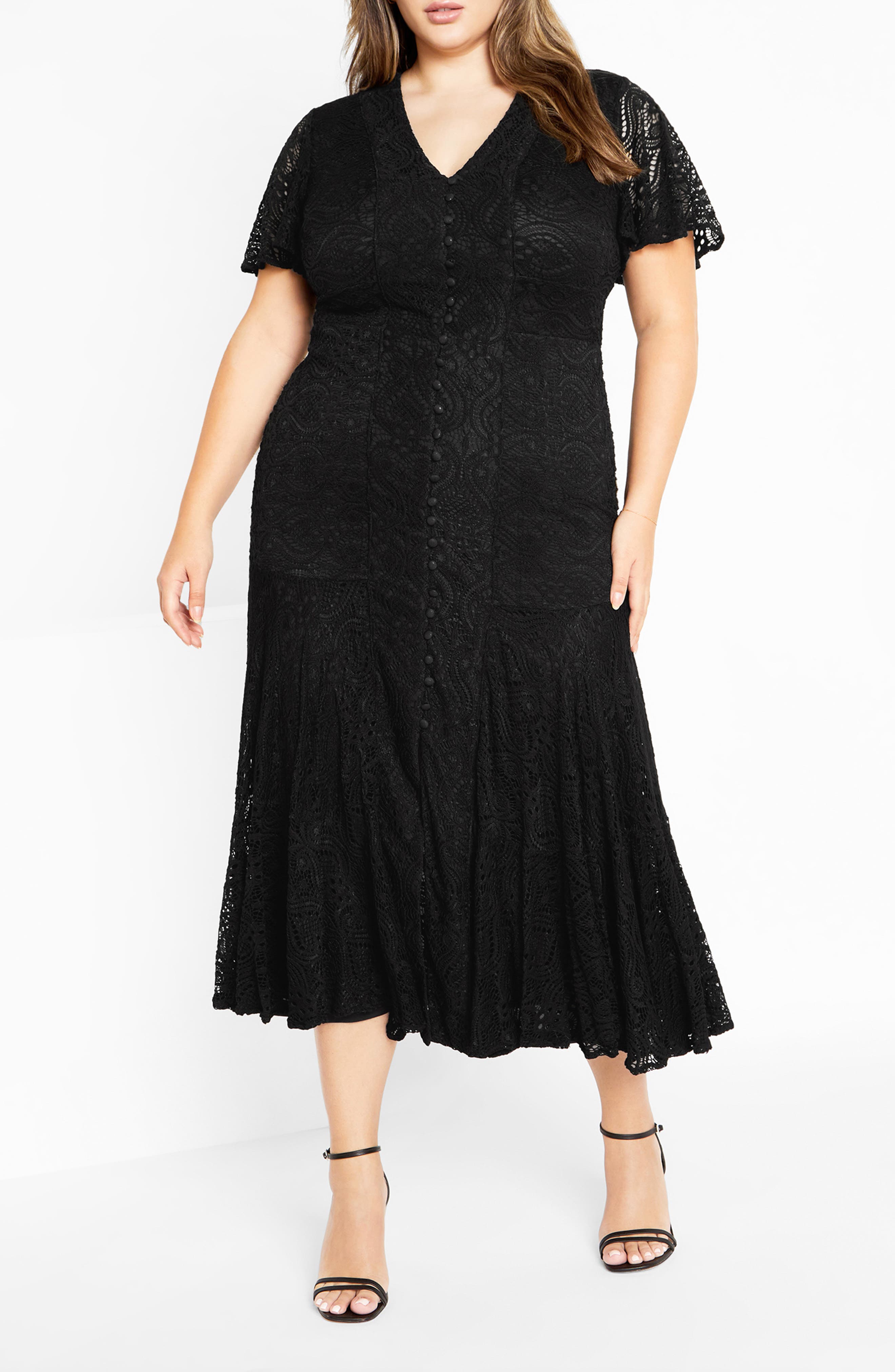 Christa Lace Midi Dress