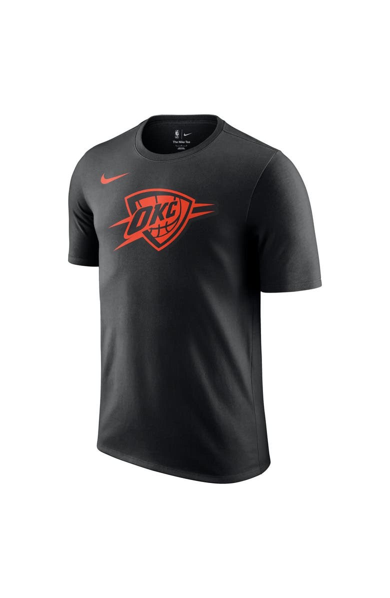 Nike Men's Nike Black Oklahoma City Thunder 2024/25 City Edition Essential Logo T-Shirt, Alternate, color, 