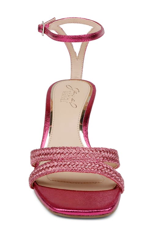 Jewel Badgley Mischka Hayzel Ankle Strap Sandal In Pink