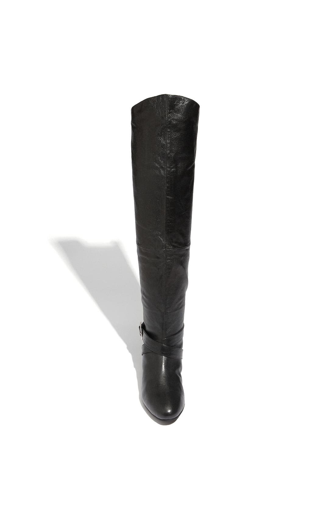 'Nostalgia' Over the Knee Boot, Alternate, color, BLACK