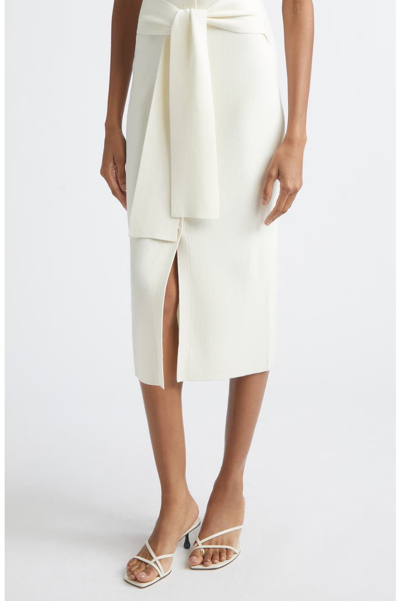 Agnes Short Sleeve Sweater Dress, Alternate, color, IVORY