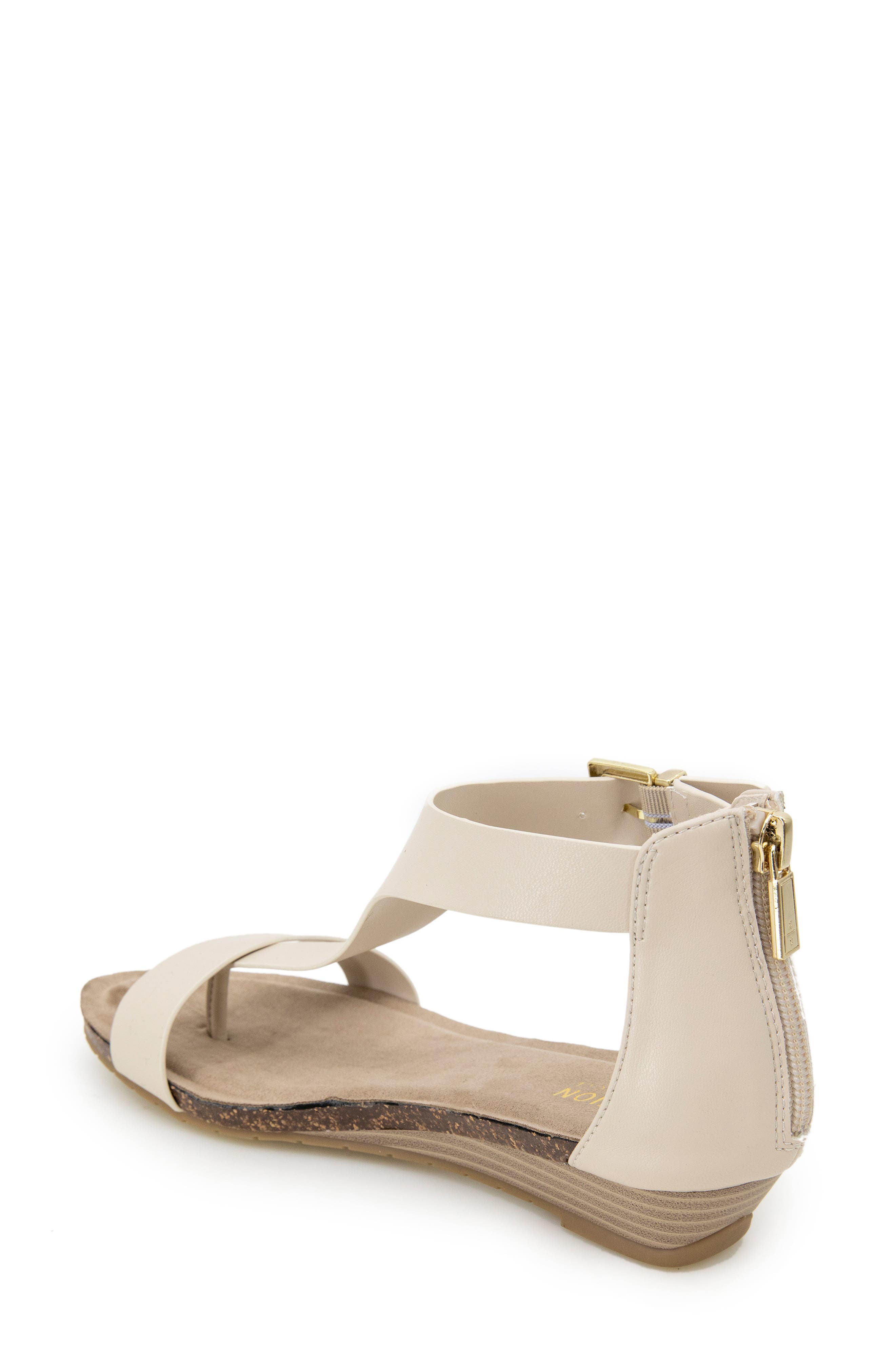 Great Gal T-Strap Sandal, Alternate, color, ECRU