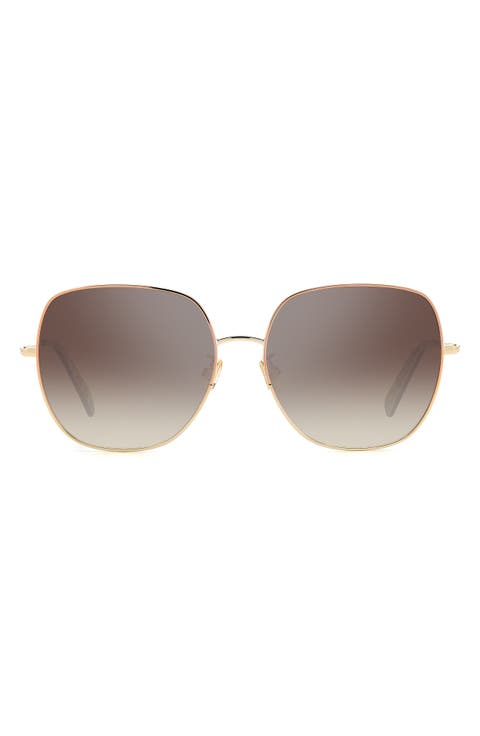 charli 59mm gradient square sunglasses