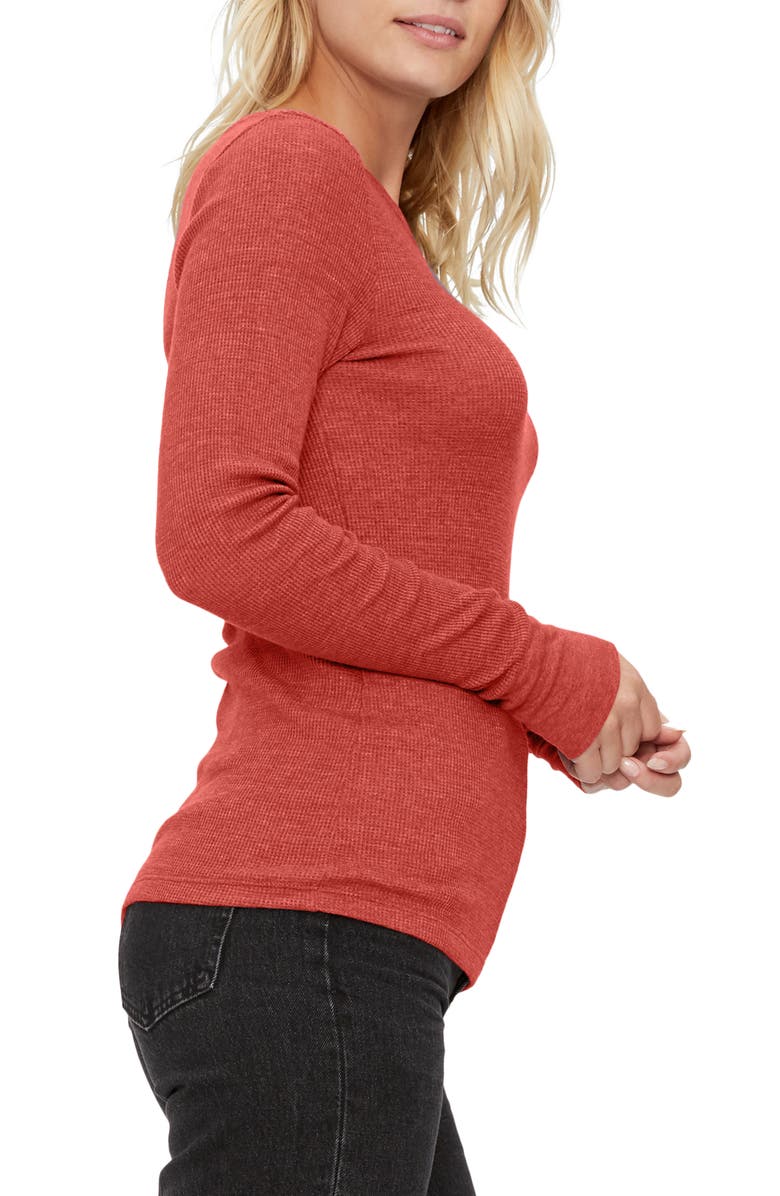 Michael Stars Juliet Long Sleeve Thermal Tee, Alternate, color, 