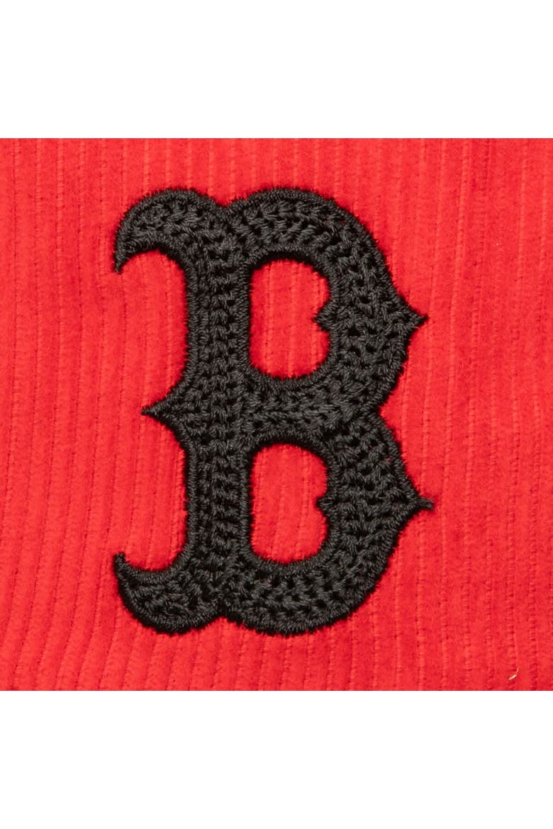 Men's Mitchell & Ness Red Boston Red Sox Corduroy Snapback Hat, Alternate, color, Red