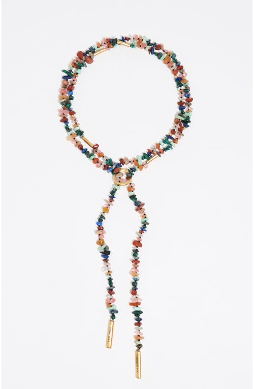 Bimba Y Lola Multicolor Stones Necklace In Multi