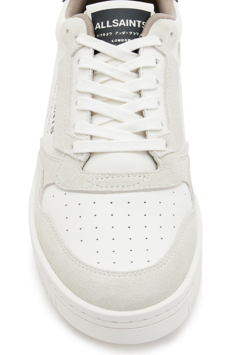 AllSaints Regan Low Top Sneaker, Alternate, color, Chalk White/Black