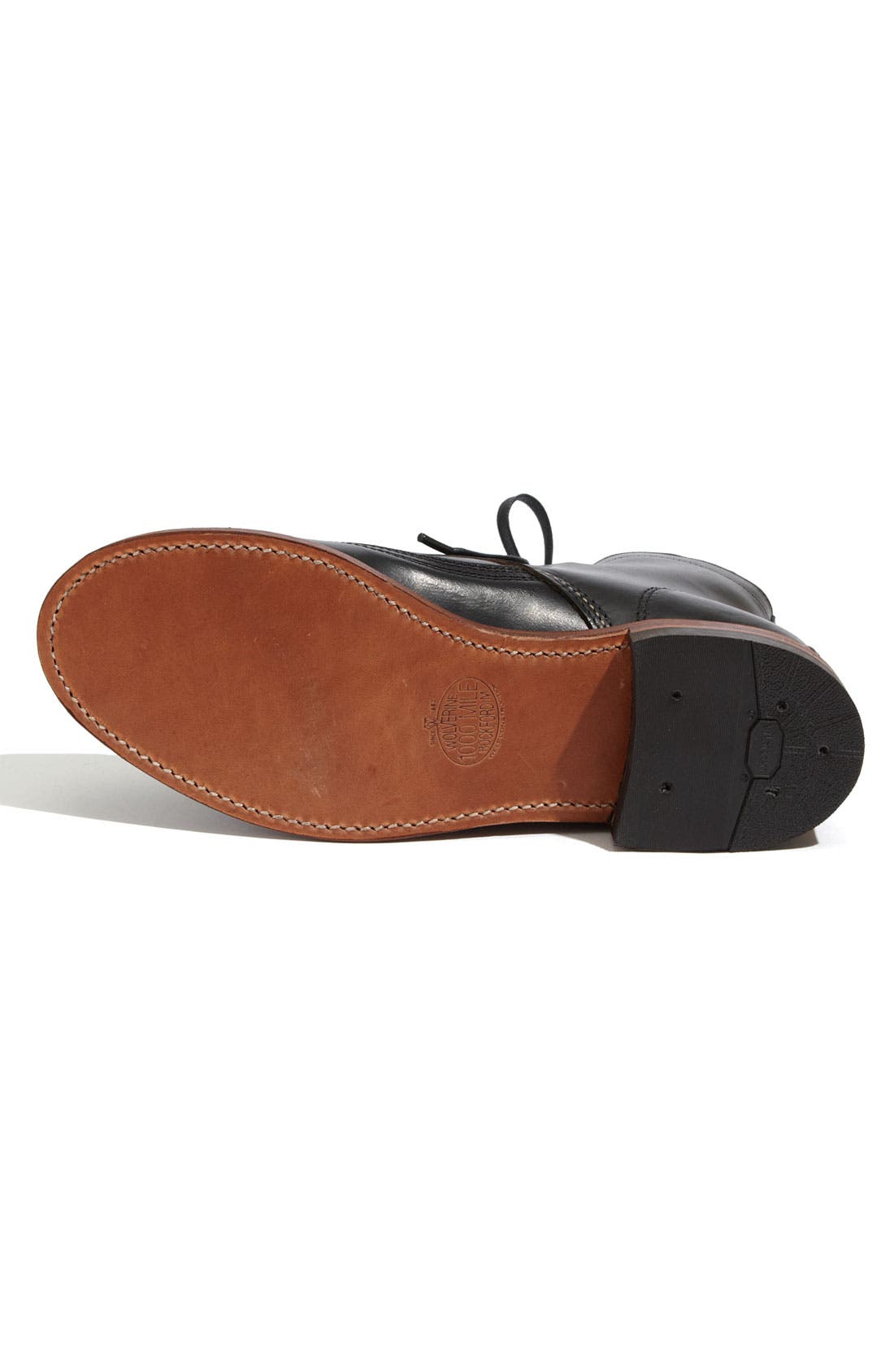 '1000 Mile - Addison' Wingtip Boot, Alternate, color, BLACK