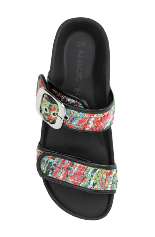 Naot Nashville Double Band Slide Sandal In Multi