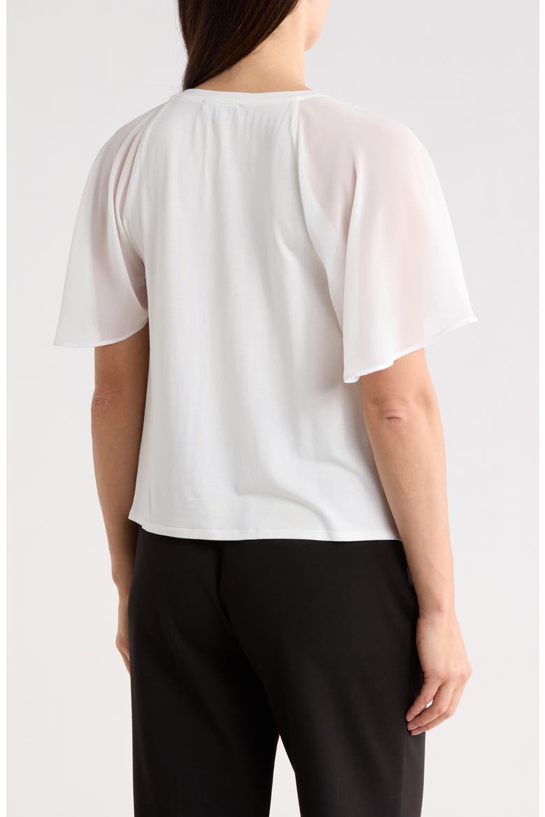 Pleated Top, Alternate, color, EGRET