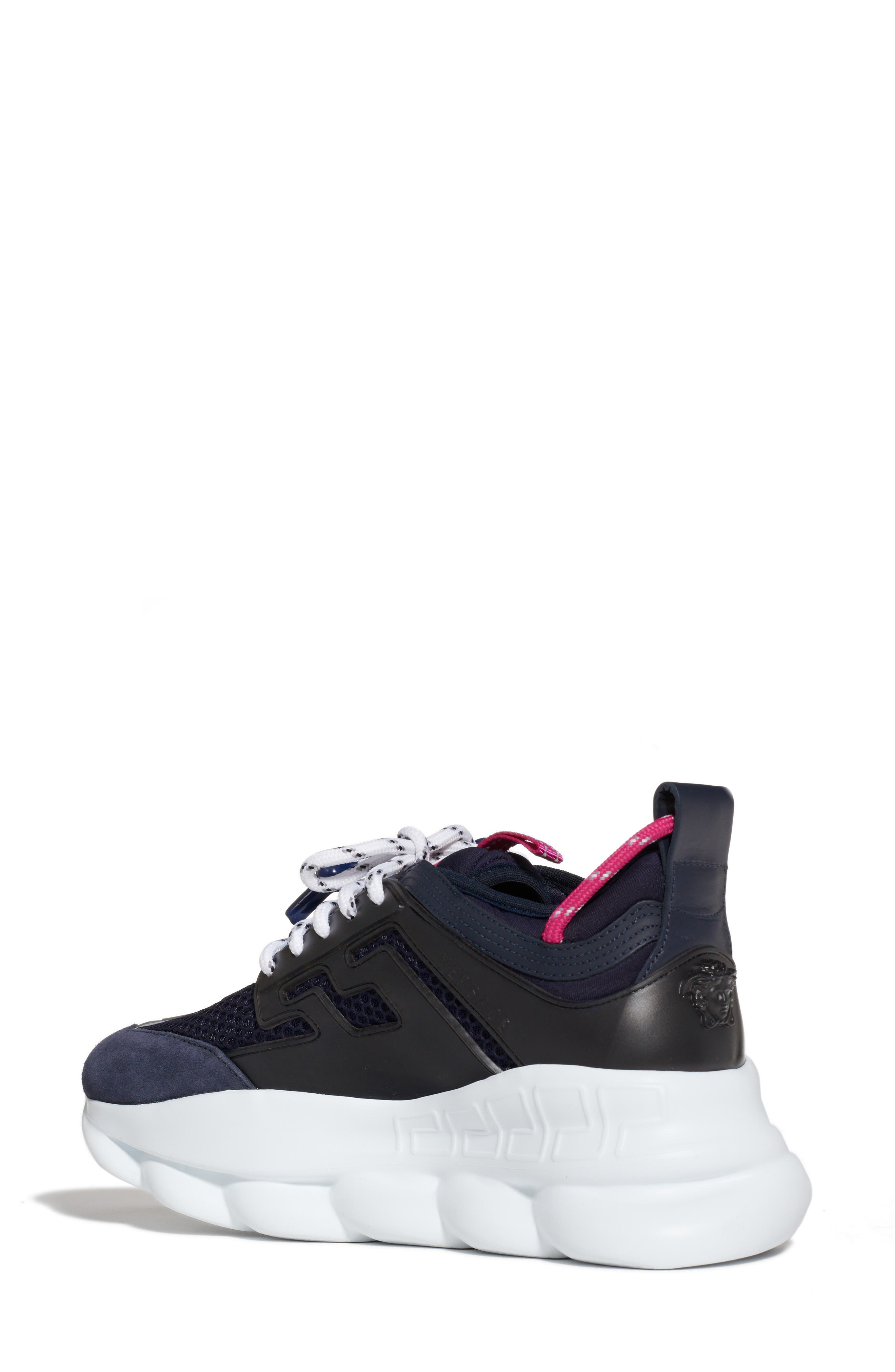 Versace Chain Reaction Platform Sneaker, Alternate, color, 