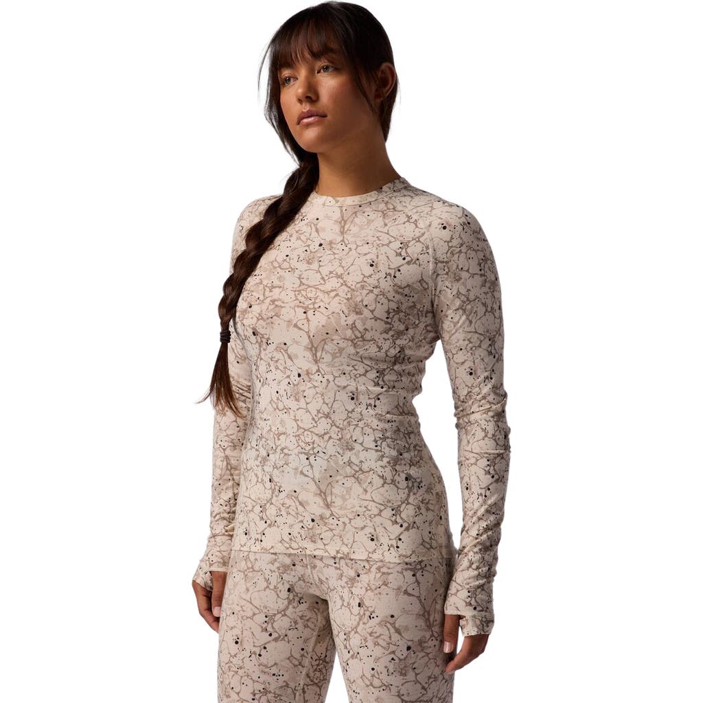 Backcountry Cedars Rws Merino Lt-wt Baselayer Crew Top In Multi