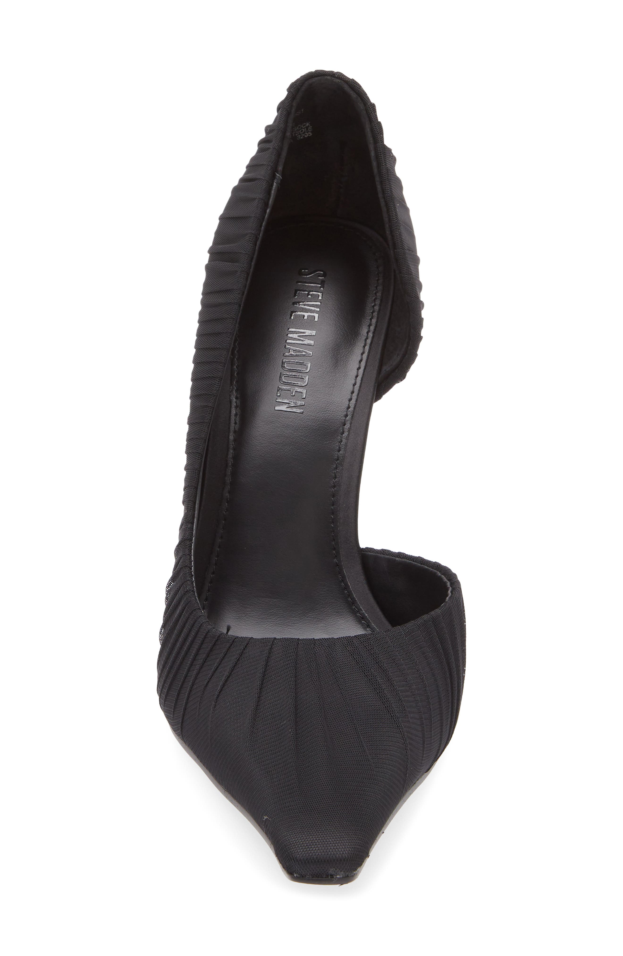 Steve Madden Elegant Pointed Toe d'Orsay Pump, Alternate, color, Black